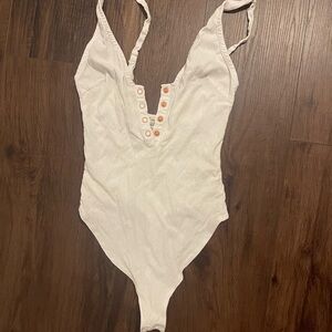 Free People Intimately Body Suit | White | Size S